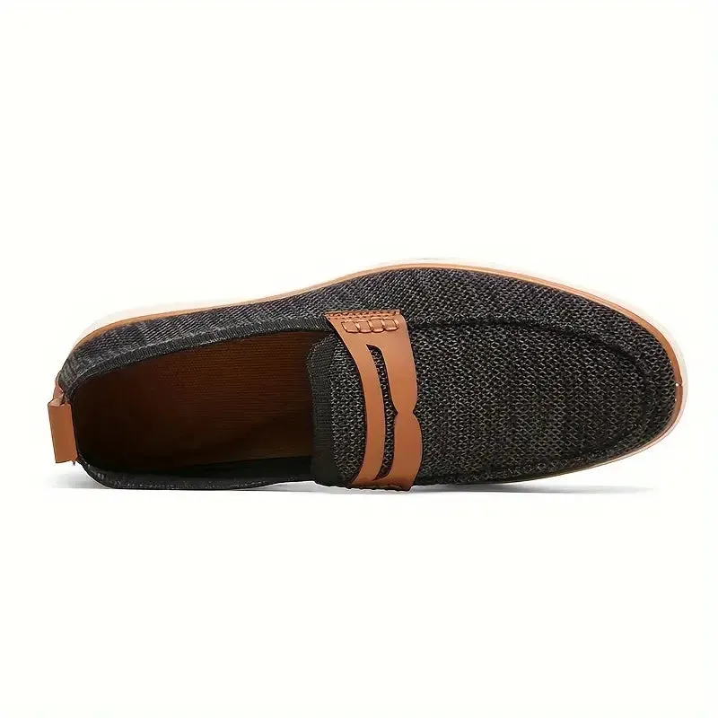 Men's Lightweight Breathable Slip On Penny Loafer Shoes