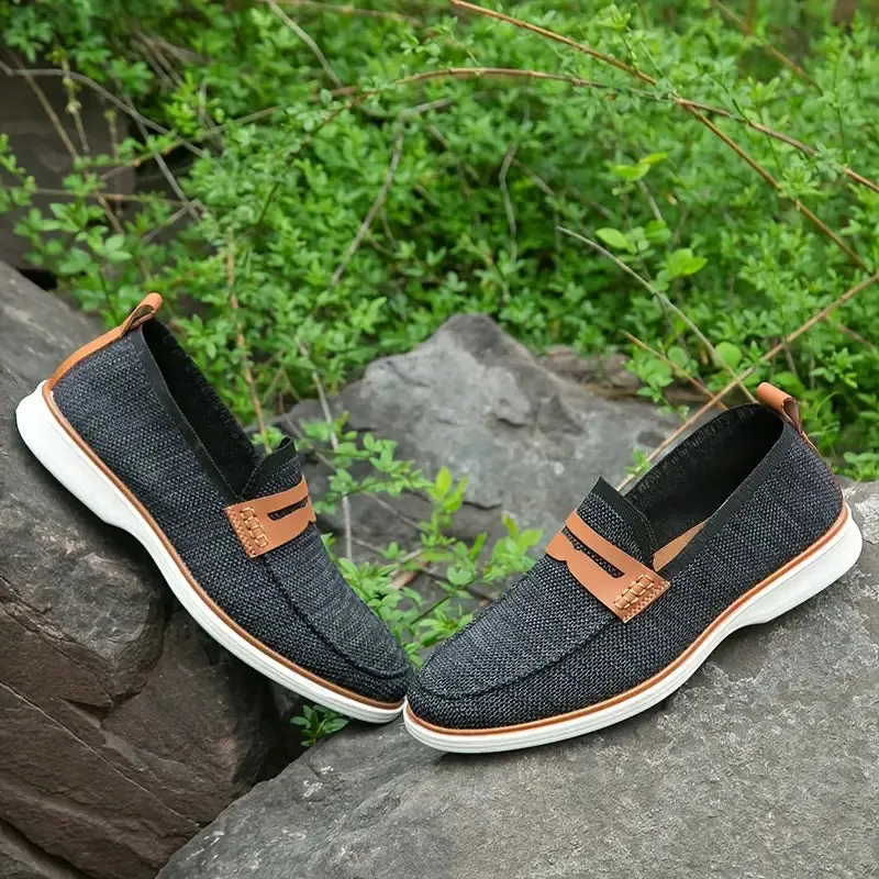 Men's Lightweight Breathable Slip On Penny Loafer Shoes