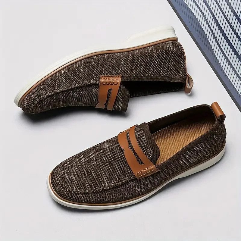Men's Lightweight Breathable Slip On Penny Loafer Shoes