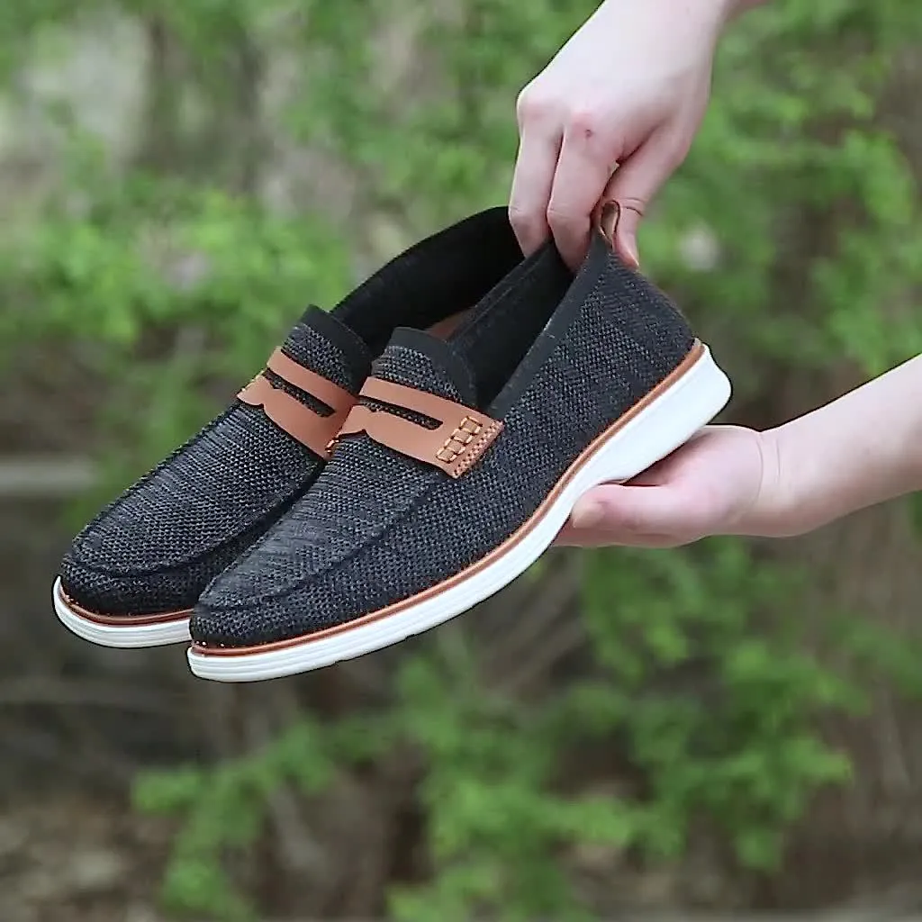 Men's Lightweight Breathable Slip On Penny Loafer Shoes