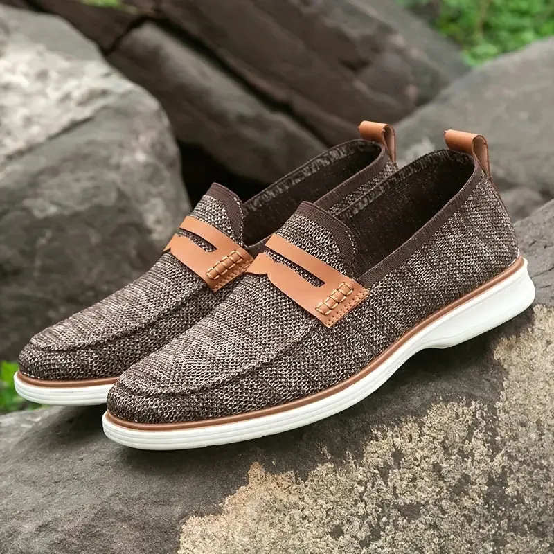 Men's Lightweight Breathable Slip On Penny Loafer Shoes