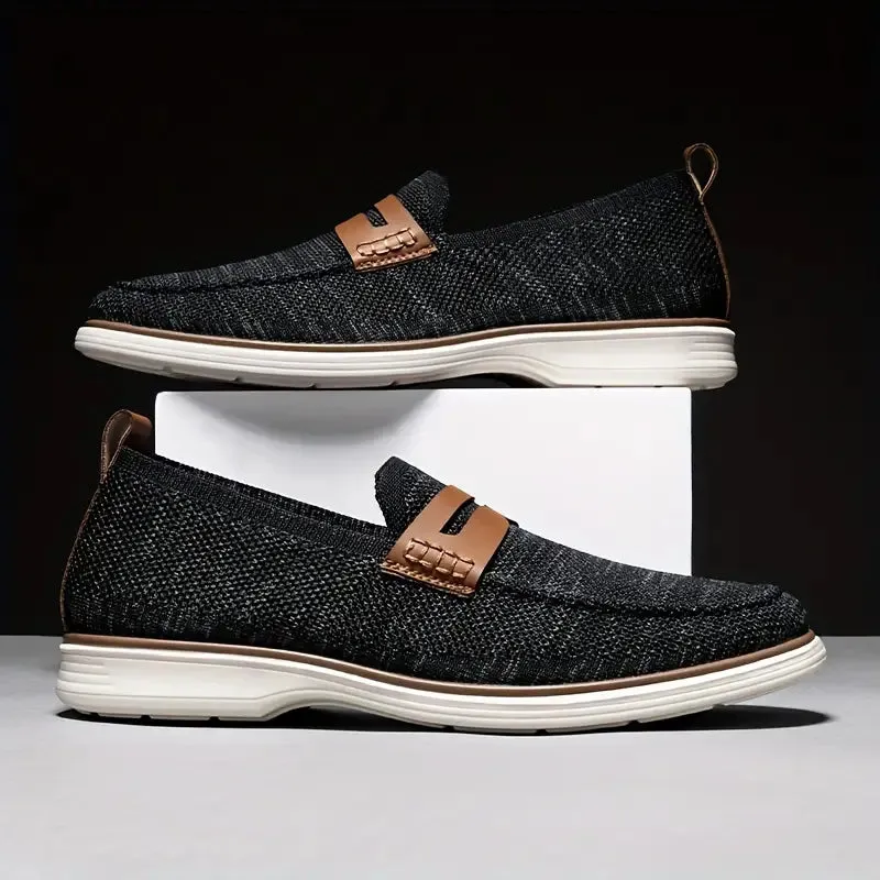 Men's Lightweight Breathable Slip On Penny Loafer Shoes