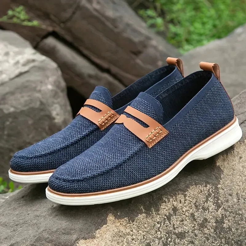 Men's Lightweight Breathable Slip On Penny Loafer Shoes