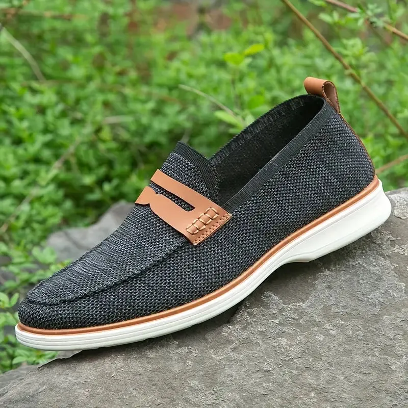 Men's Lightweight Breathable Slip On Penny Loafer Shoes
