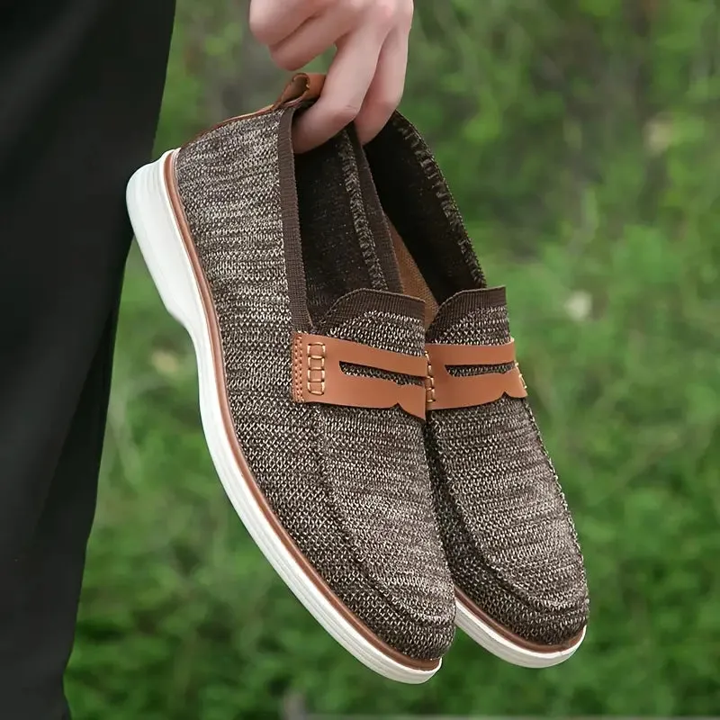 Men's Lightweight Breathable Slip On Penny Loafer Shoes