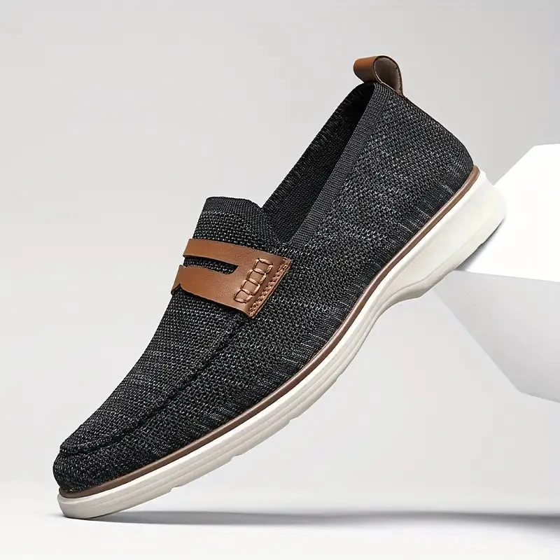Men's Lightweight Breathable Slip On Penny Loafer Shoes