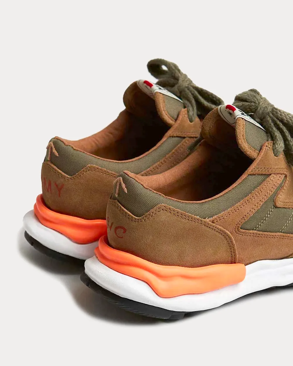 Mihara Khaki Low Top Sneakers