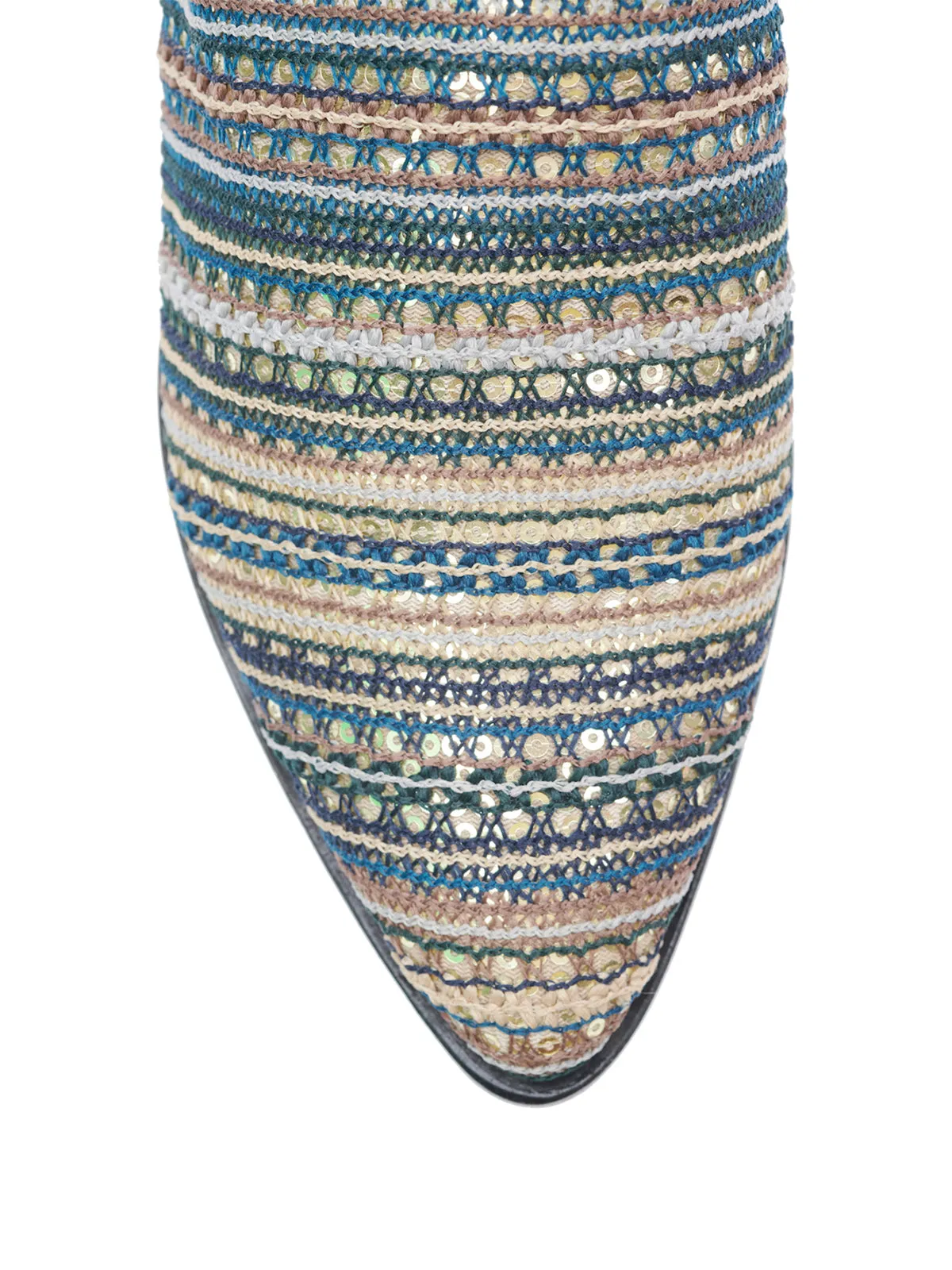 Multicolor Sequin Babouche