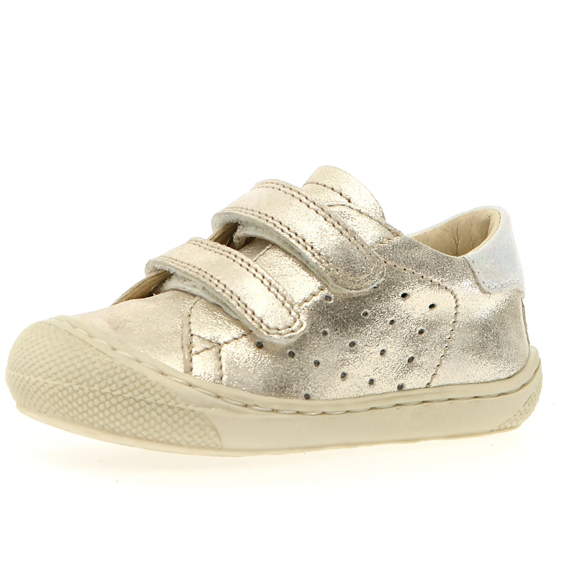 Naturino Girl's Cocoon Low 3 Vl Casual Shoes - Platinum / White