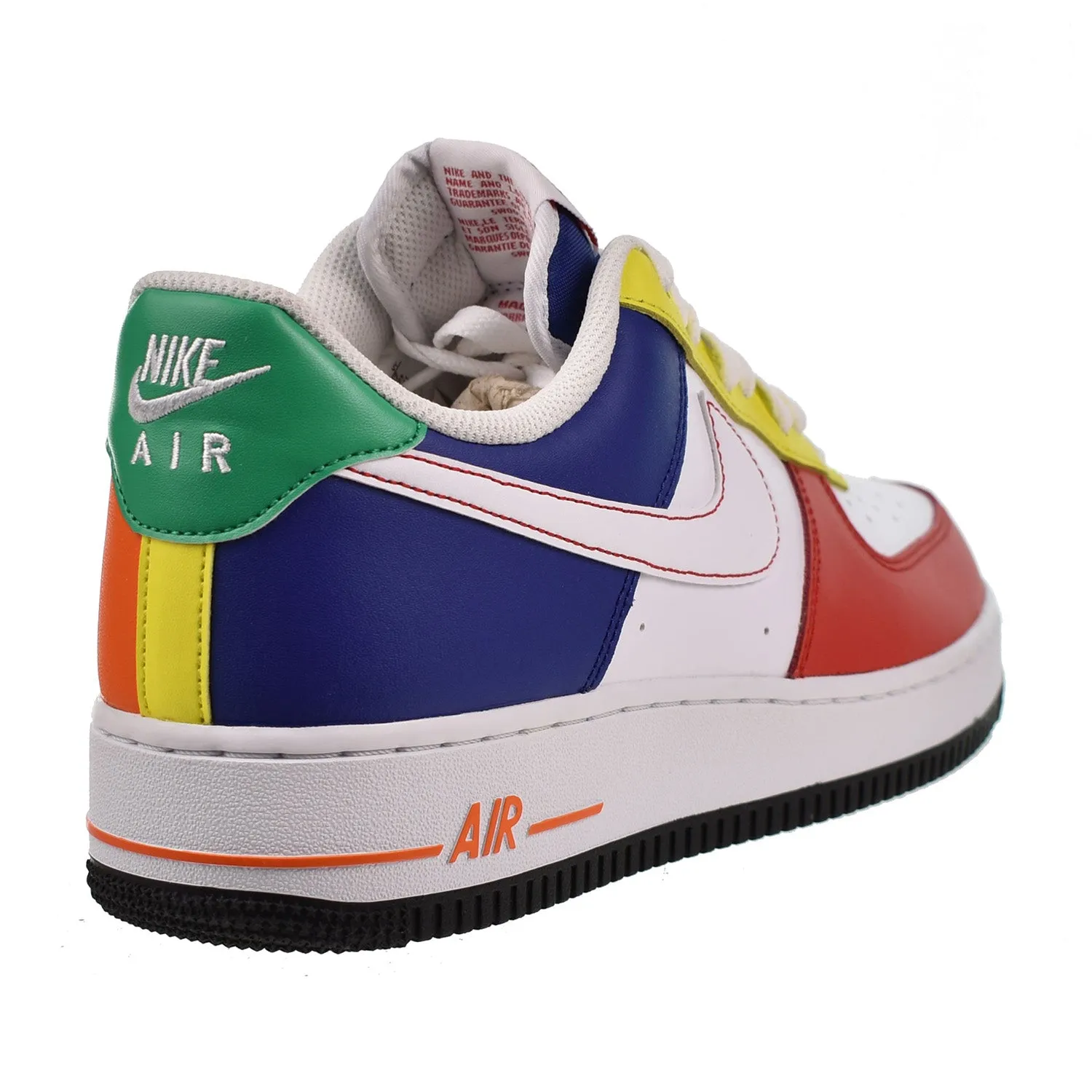 Nike Air Force 1 Low '07 LV8 "Rubik's Cube" Men's Shoes University Red-White