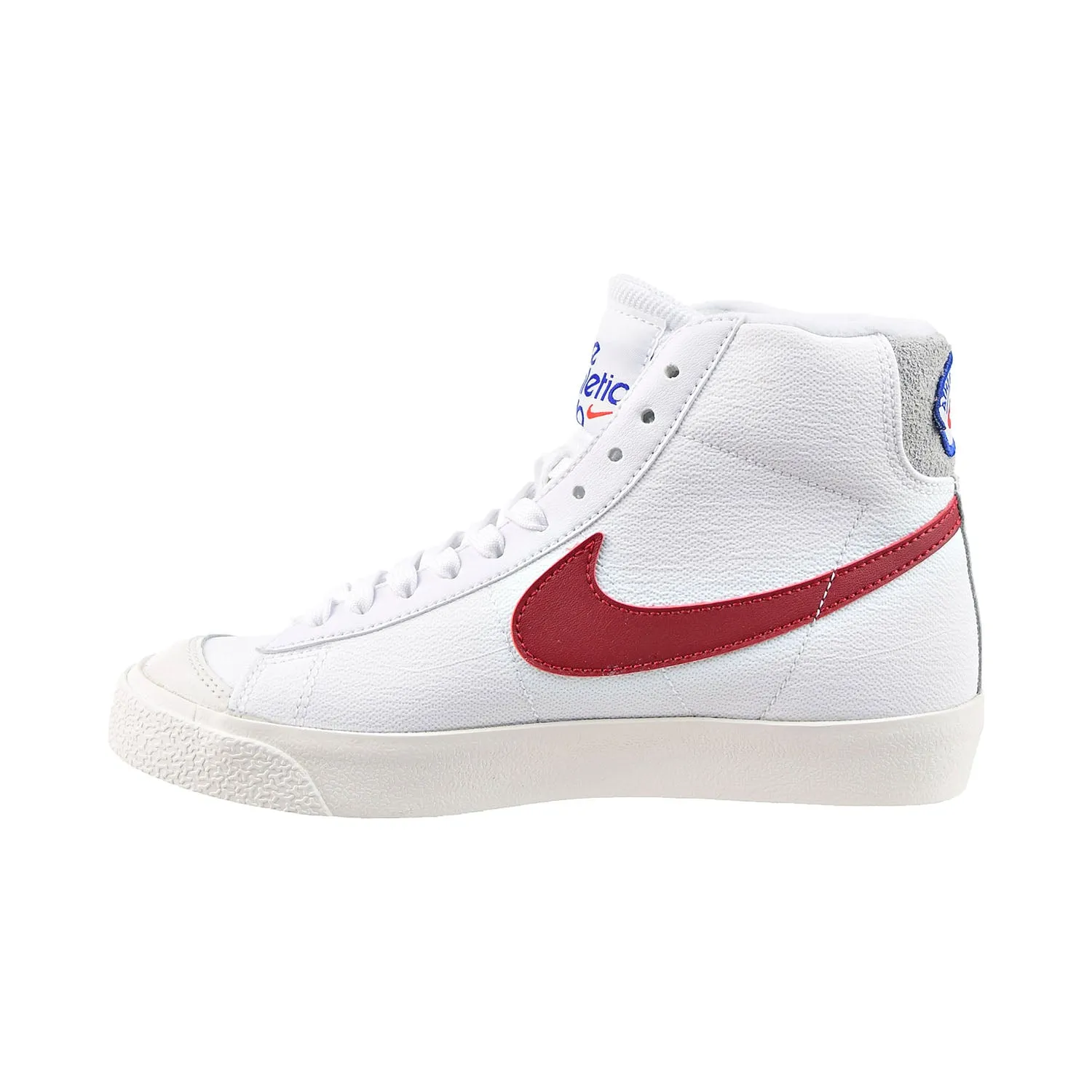 Nike Blazer Mid '77 SE (GS) Big Kids' Shoes White-Gym Red-Light Smoke Grey
