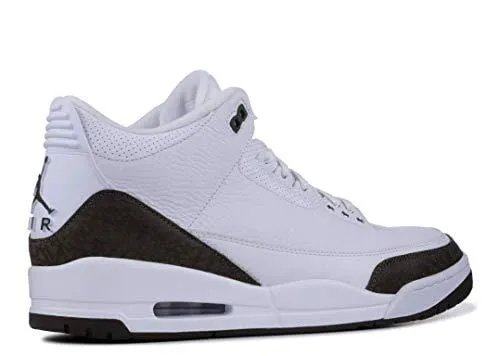 Nike Men's Air Jordan 3 Retro Mocha White/Dark Mocha-Chrome 136064-122 (Size: 11.5)