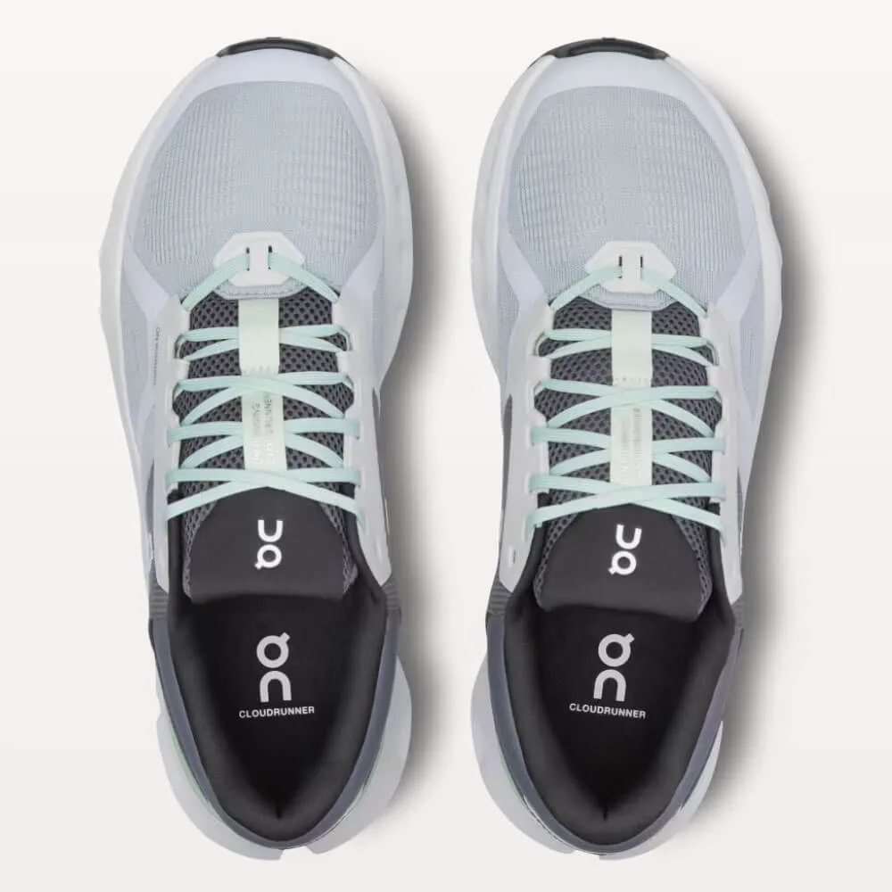 On Men's Cloudrunner 2 Shoes - Glacier / Sage