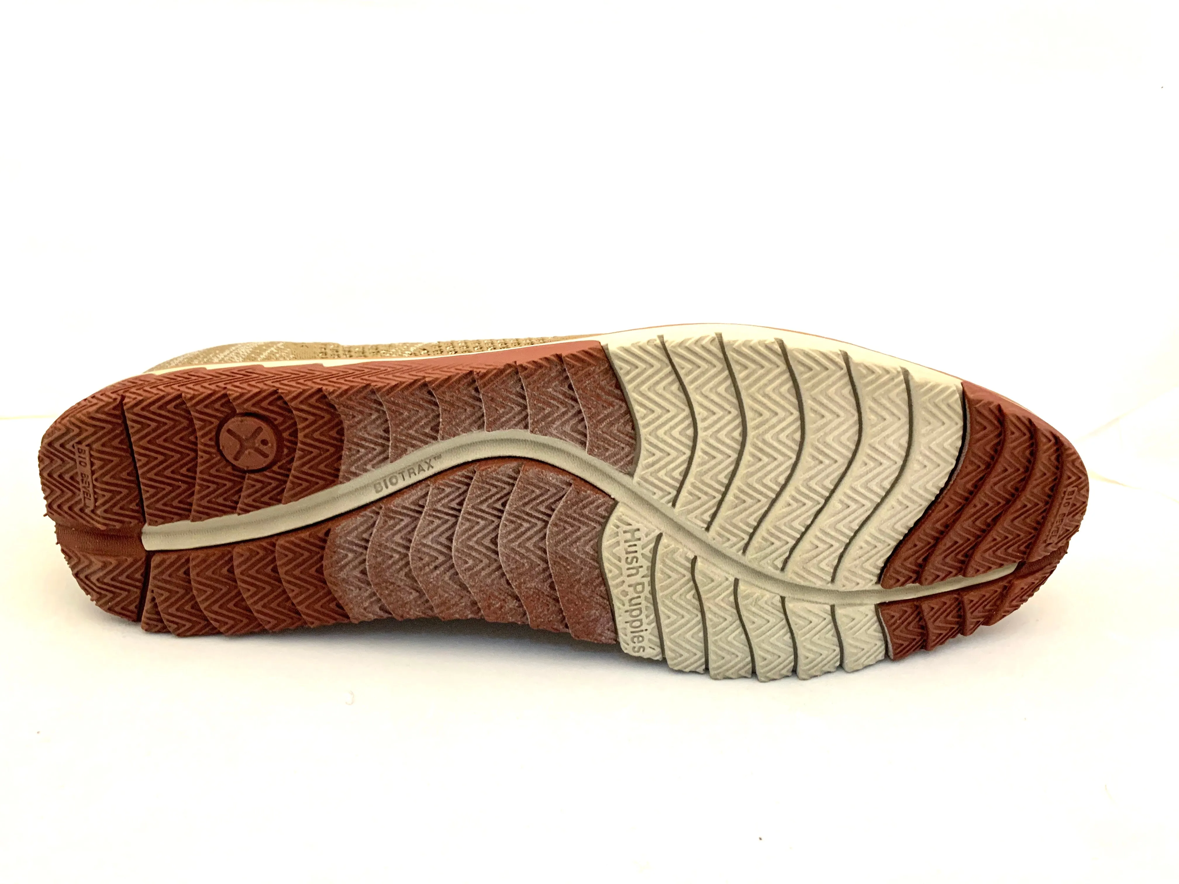 ON-SALE: Hush Puppies Natural Tan Mesh Lace-in-Place Sneaker Shoes