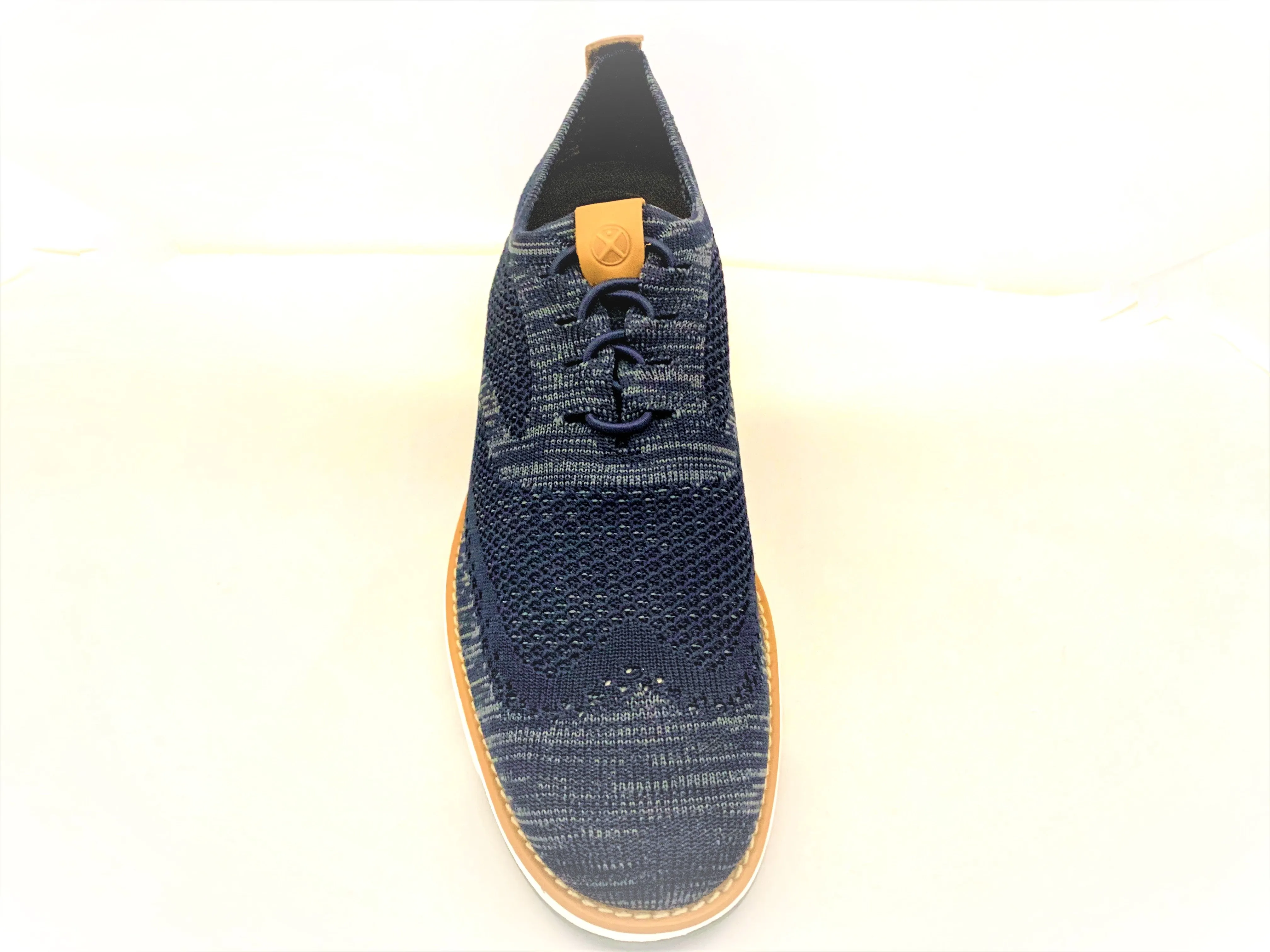 ON-SALE: Hush Puppies Navy Blue Mesh Lace-in-Place Sneaker Shoes