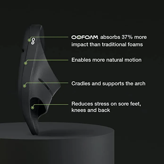 OOFOS - OOahh Recovery Slide Sandal - Black - Unisex