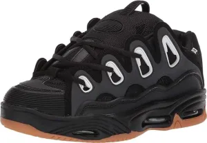 Osiris D3 2001 Black Gum Mens Skate Trainers Shoes