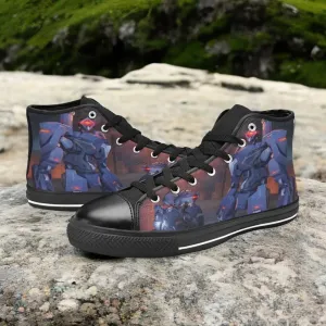 Overwatch Bastion Shoes High Top Sneakers for Kids and Adults