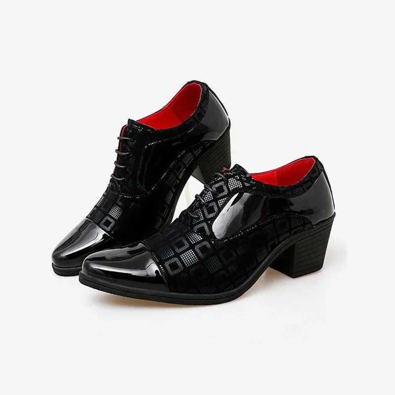 Patent Dress High Heels Shoes Hollow