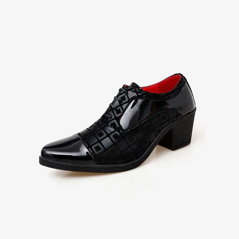 Patent Dress High Heels Shoes Hollow