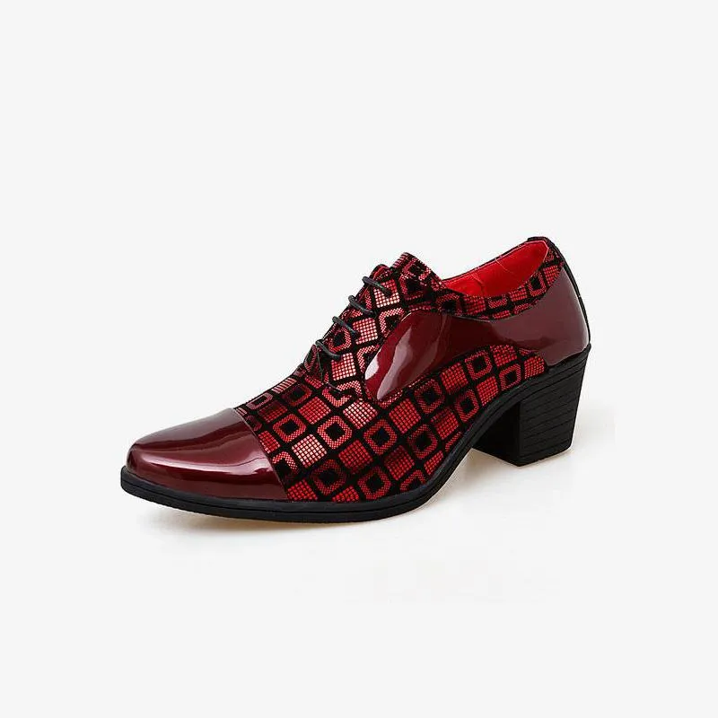 Patent Dress High Heels Shoes Hollow
