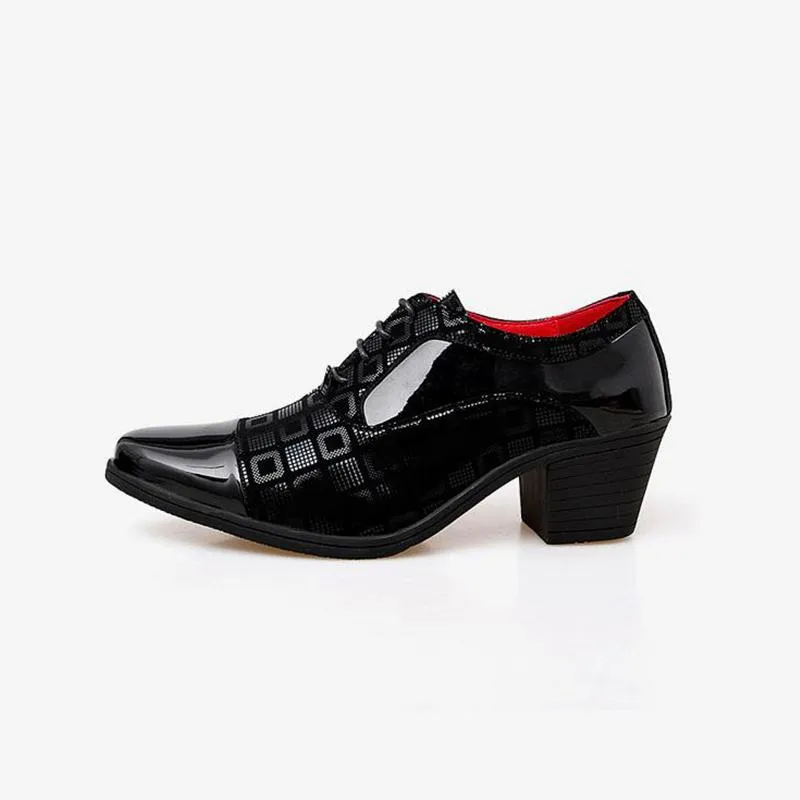 Patent Dress High Heels Shoes Hollow