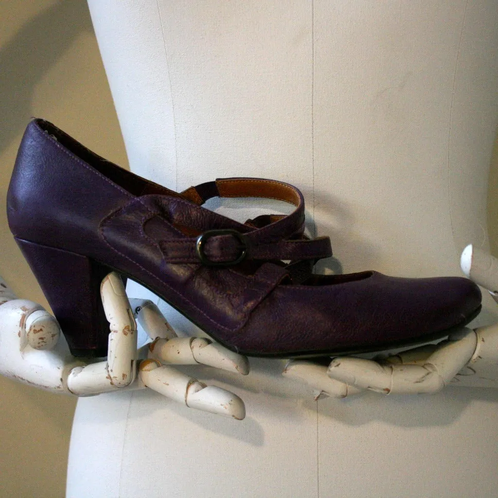 Purple Strap Shoes
