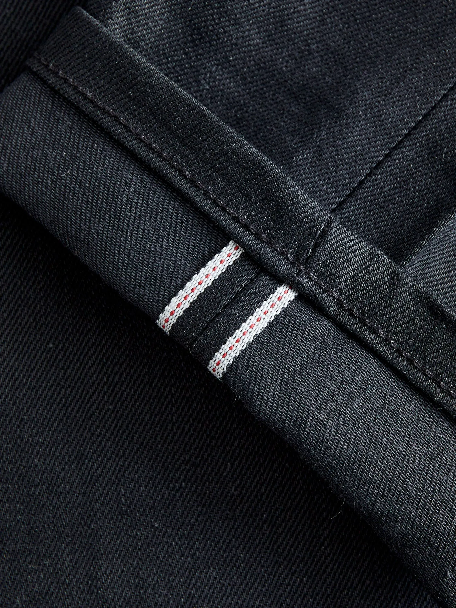 "Black Cobra Stretch" 12oz Selvedge Denim - Easy Guy Fit