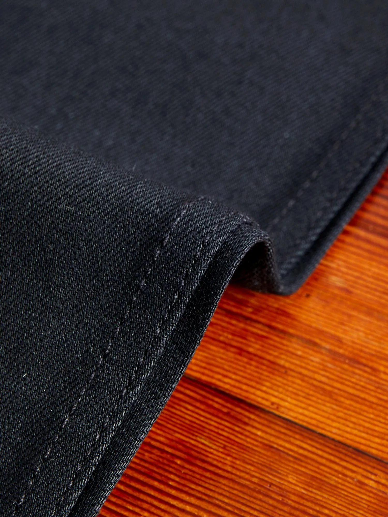 "Black Cobra Stretch" 12oz Selvedge Denim - Easy Guy Fit