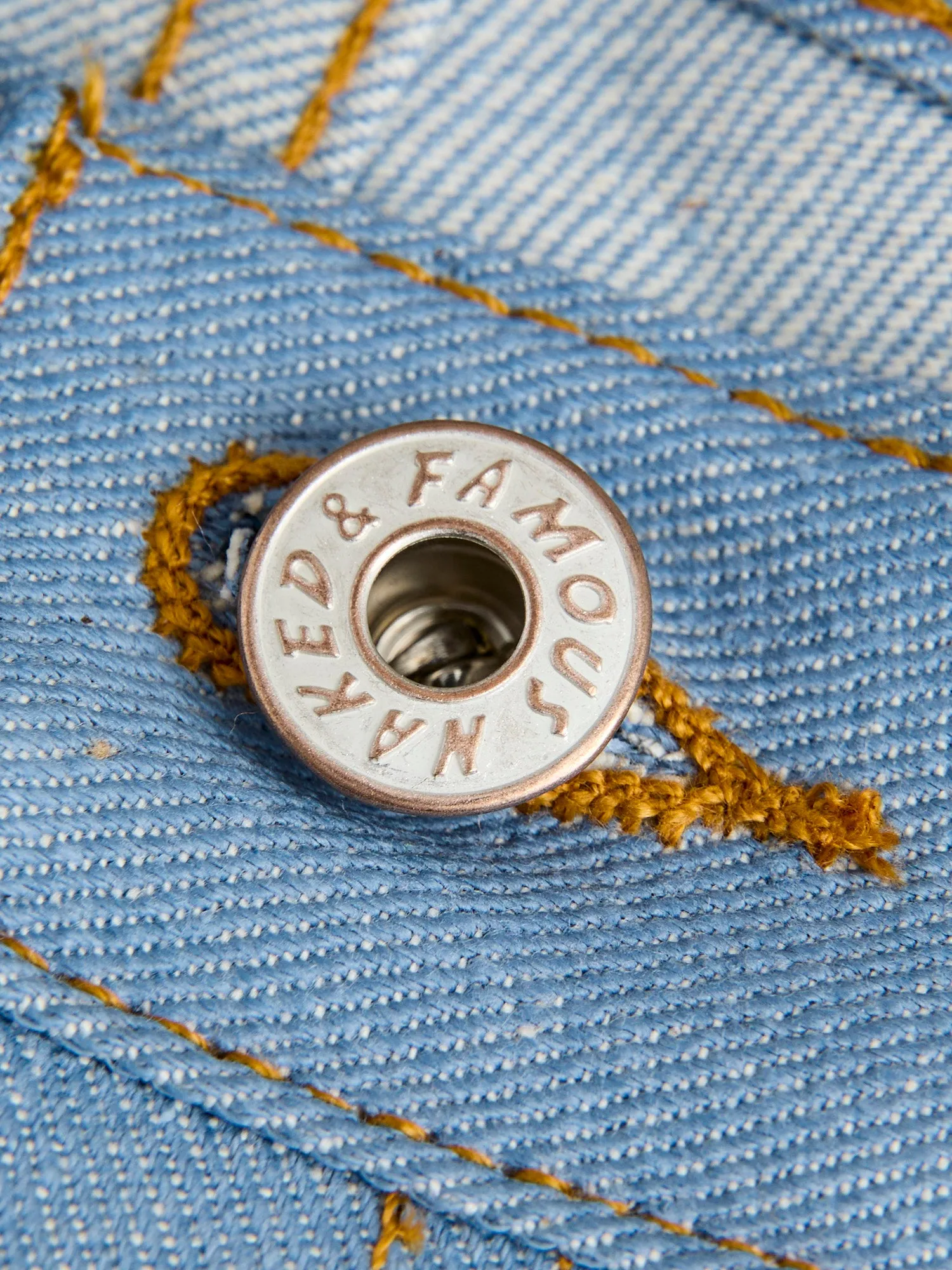"Left Hand Twill Sky Blue" 13.75oz Selvedge Denim - Easy Guy Fit