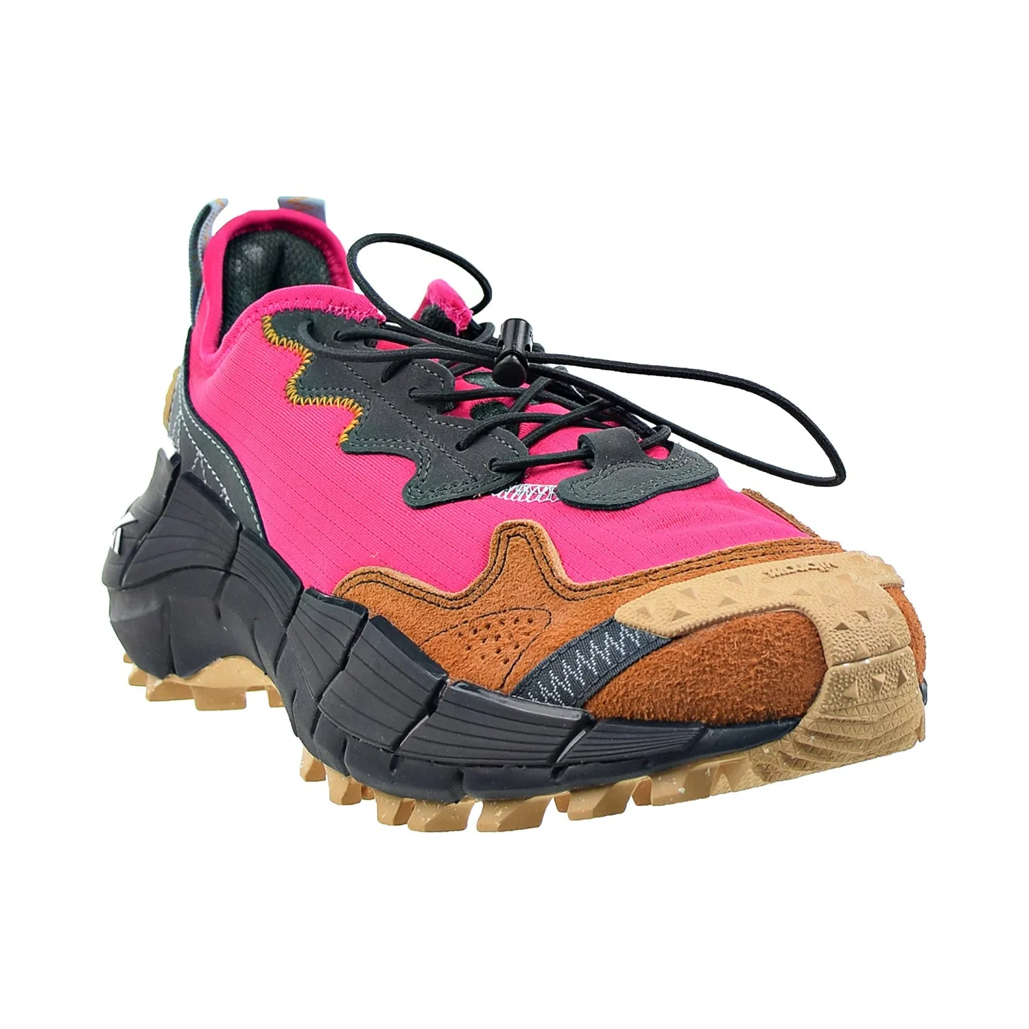 Reebok Zig Kinetica II Edge Flintstones/Jetsons Men's Shoes Pursuit Pink-Grey