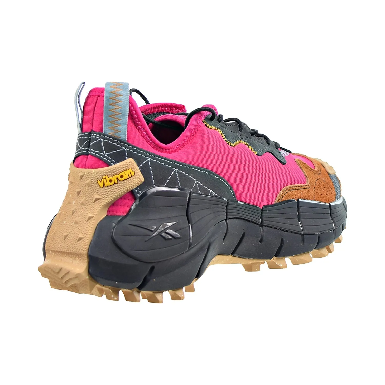 Reebok Zig Kinetica II Edge Flintstones/Jetsons Men's Shoes Pursuit Pink-Grey