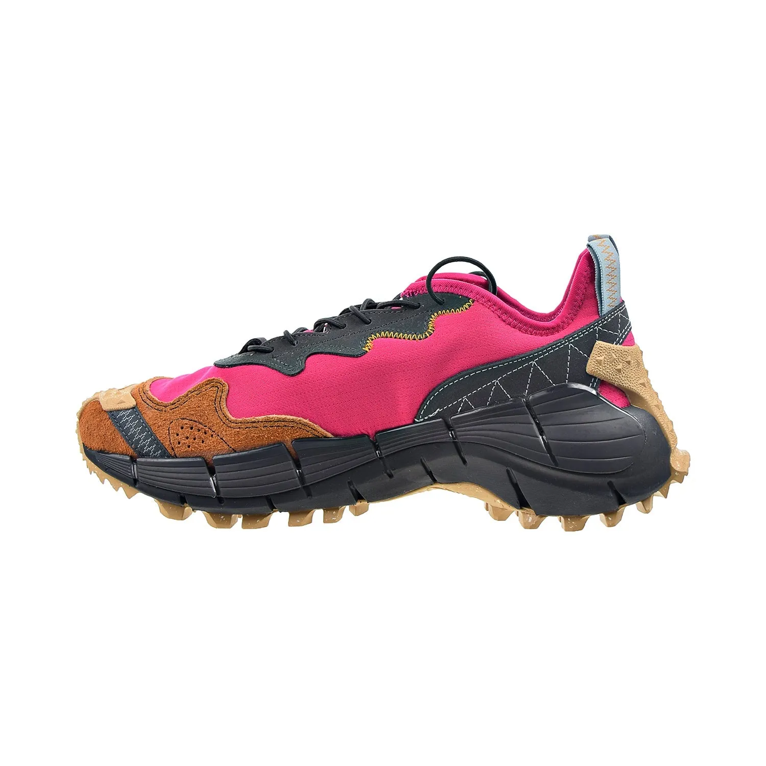 Reebok Zig Kinetica II Edge Flintstones/Jetsons Men's Shoes Pursuit Pink-Grey