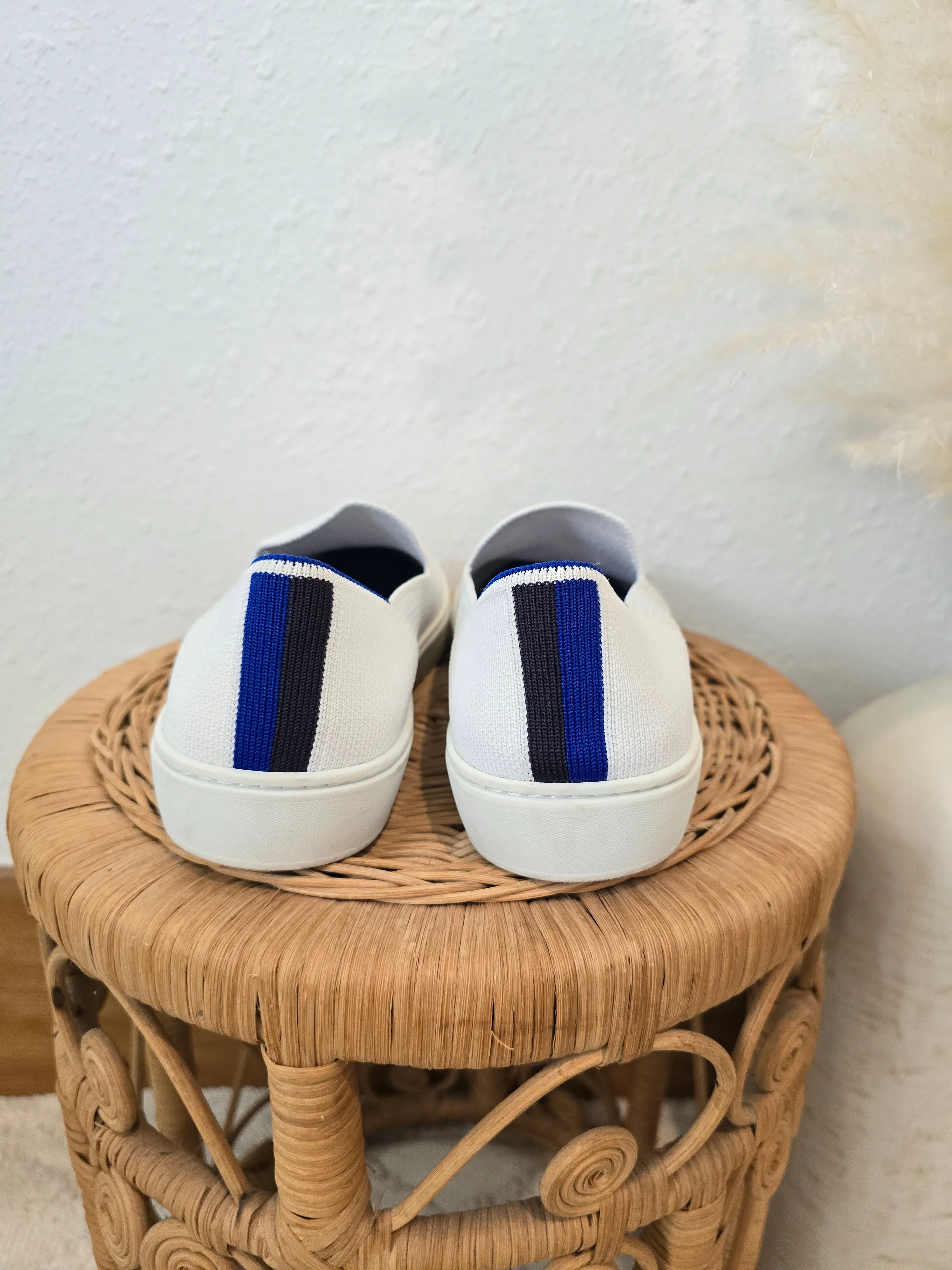 Rothy's White Slip On Sneakers (7.5)