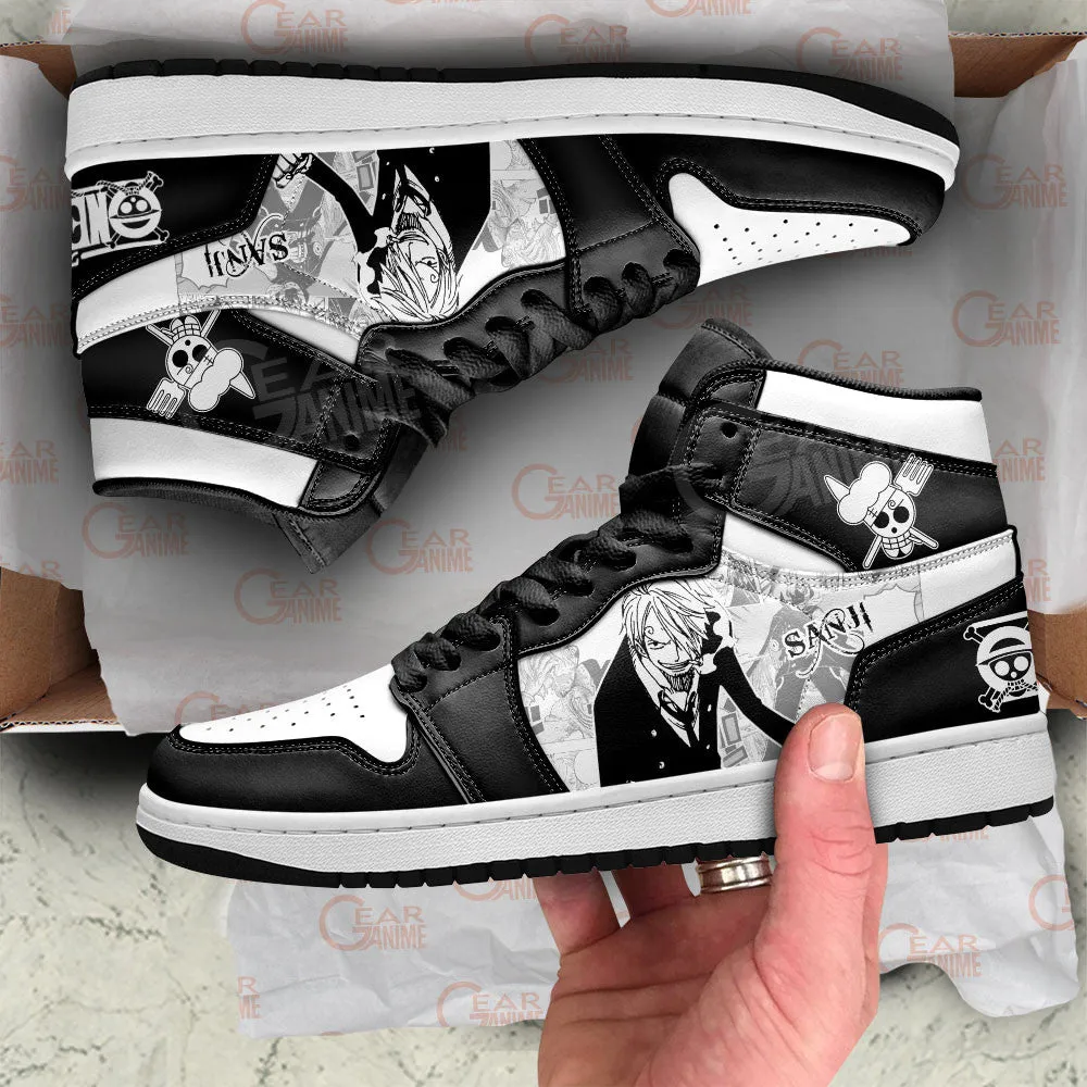 Sanji Sneakers Custom OP Shoes Manga Style