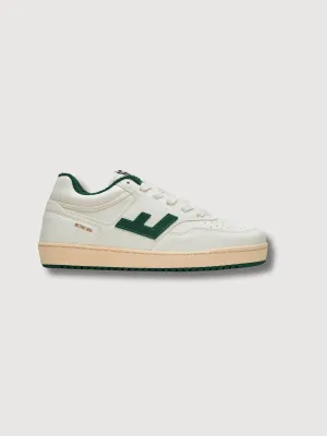 Sneakers Retro 90s White & Green | Flamingo Life