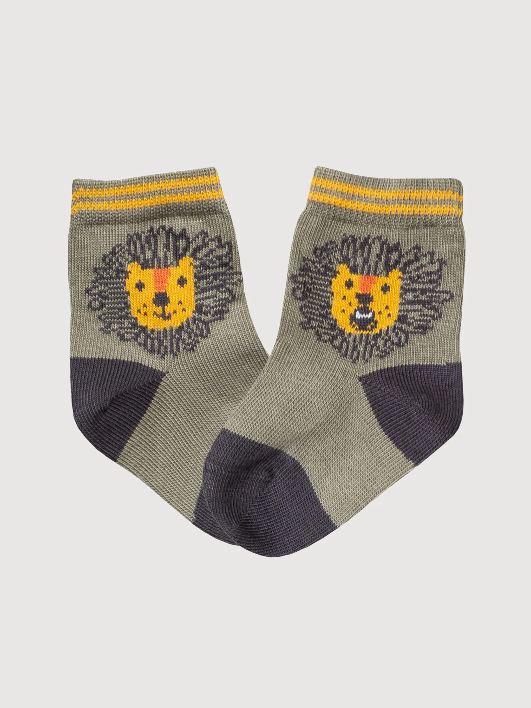 Socks Kid Khaki green Organic Cotton | People Wear Organic