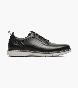 Stacy Adams Sync Mens Black Elastic Lace-up Casual Shoes