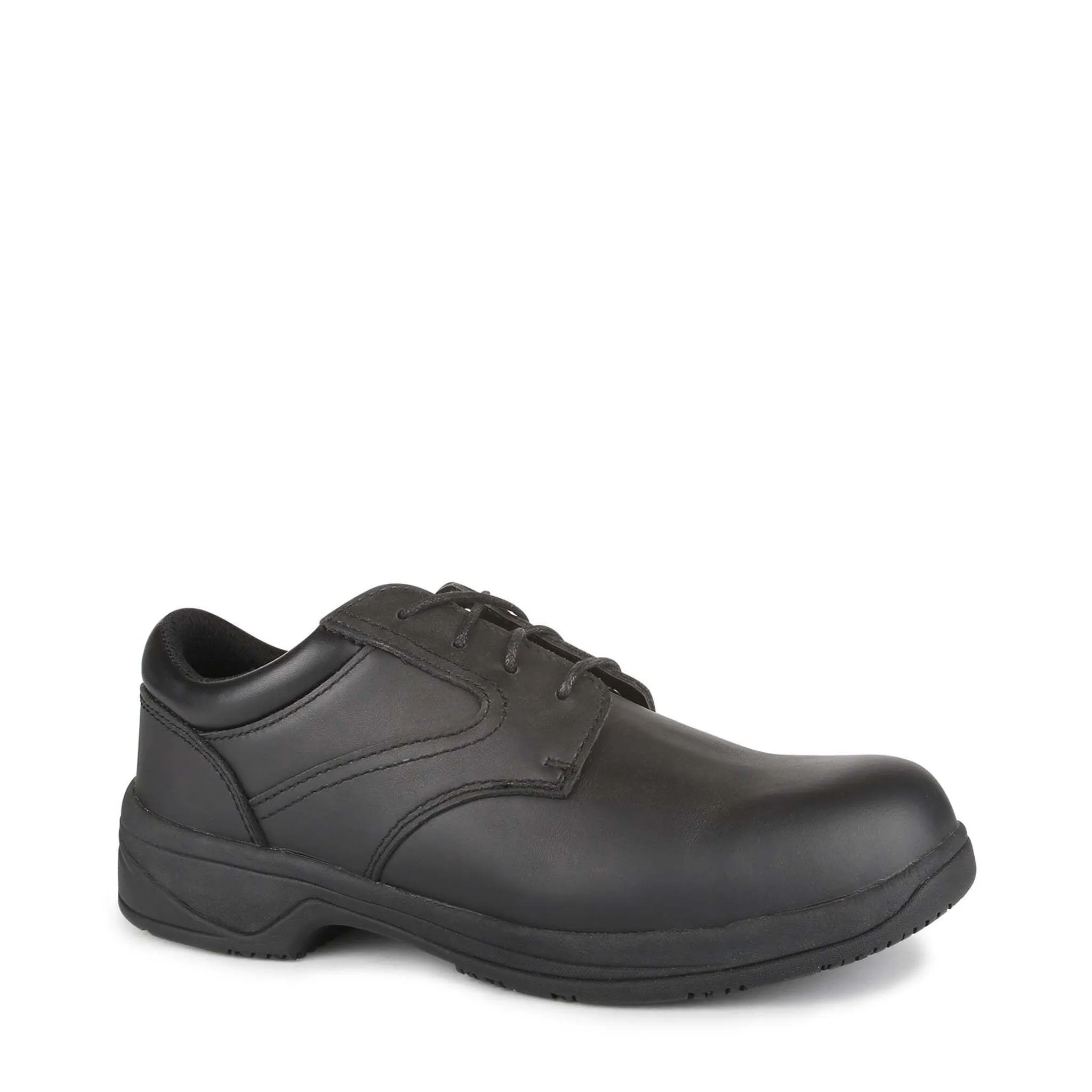 STC Men's Brome II Safety Shoes | Waterproof Leather, Multiple Widths, Anti-Odor, Shock Absorbing | Removable Insoles, Enhanced Grip, Lightweight EVA Core  | Sizes 7-14
