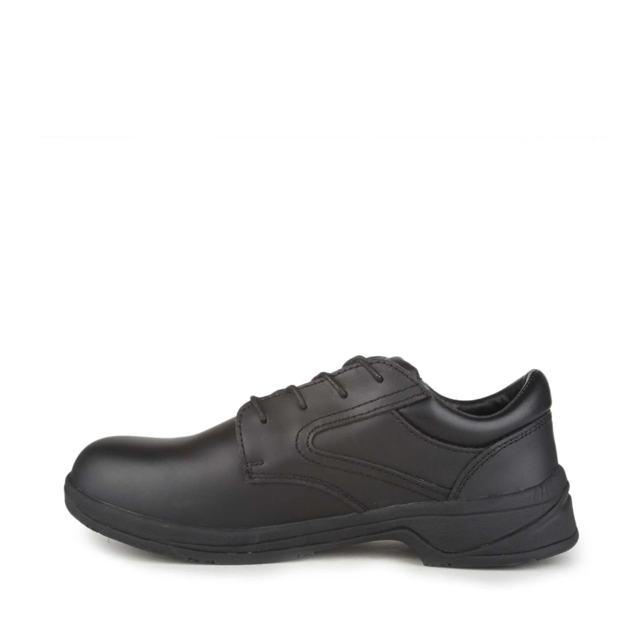 STC Men's Brome II Safety Shoes | Waterproof Leather, Multiple Widths, Anti-Odor, Shock Absorbing | Removable Insoles, Enhanced Grip, Lightweight EVA Core  | Sizes 7-14