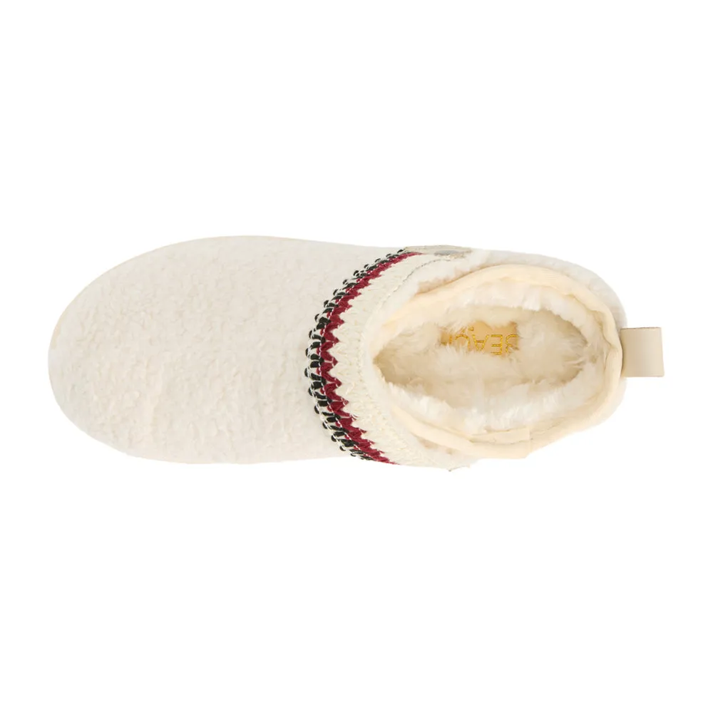 Storm Embroidered Scuff Slippers