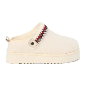 Storm Embroidered Scuff Slippers