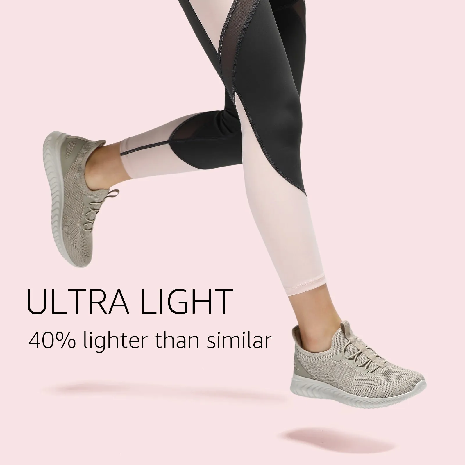 STQ Walking Shoes Women Wide Toe Box Slip on Sneakers with Maternity