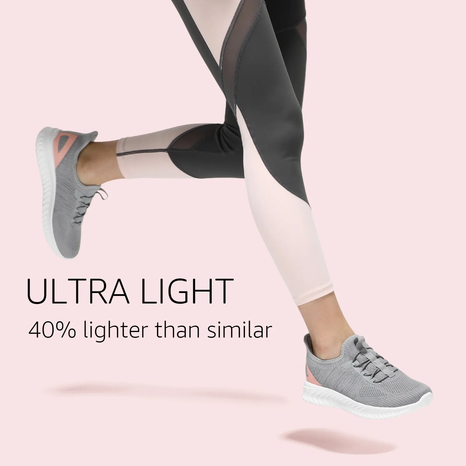 STQ Walking Shoes Women Wide Toe Box Slip on Sneakers with Maternity