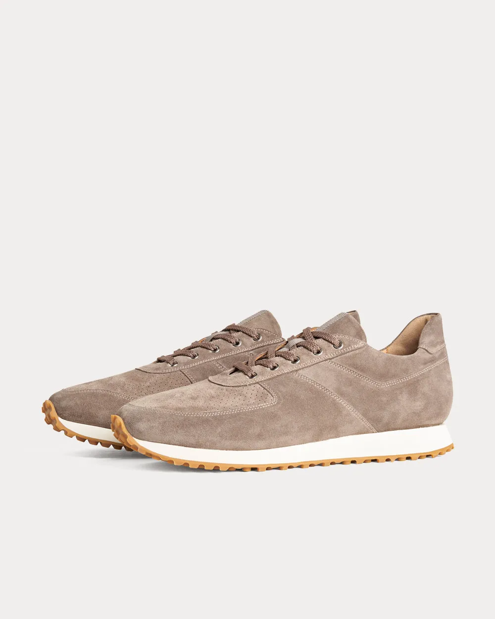 Stride Taupe Low Top Sneakers