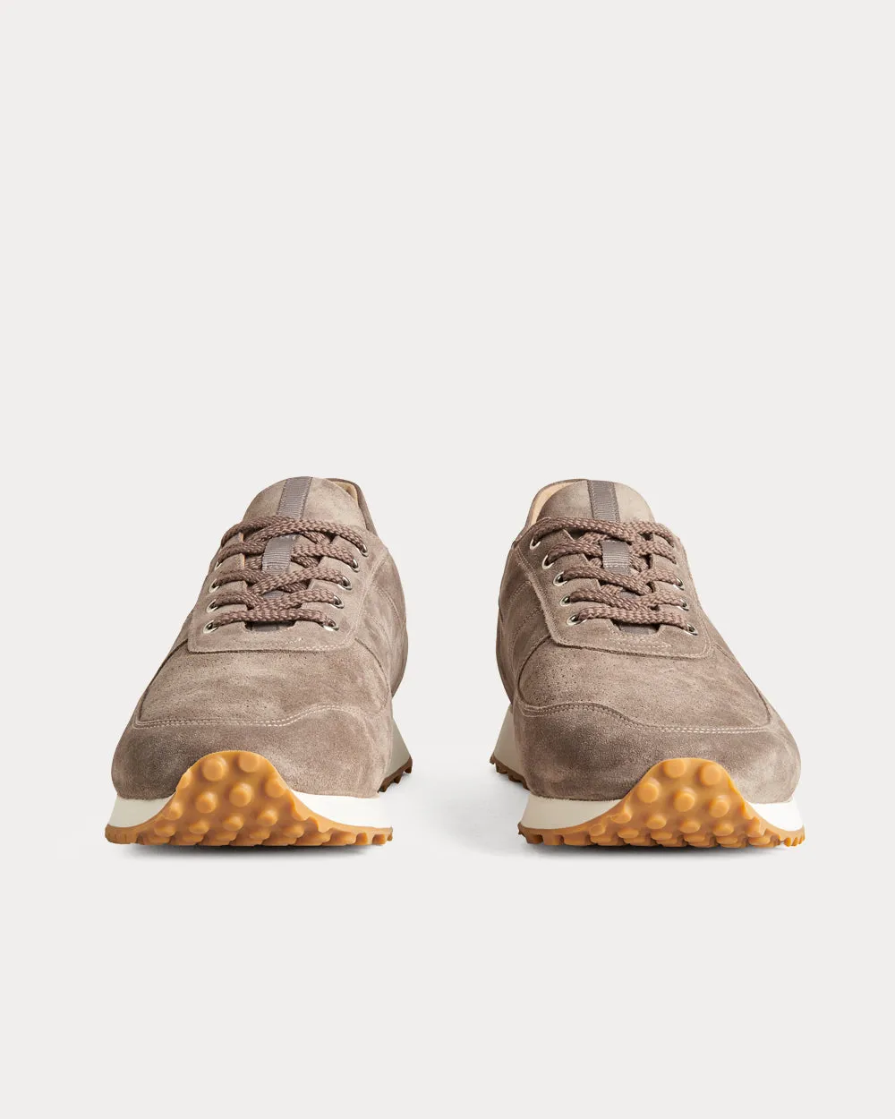 Stride Taupe Low Top Sneakers
