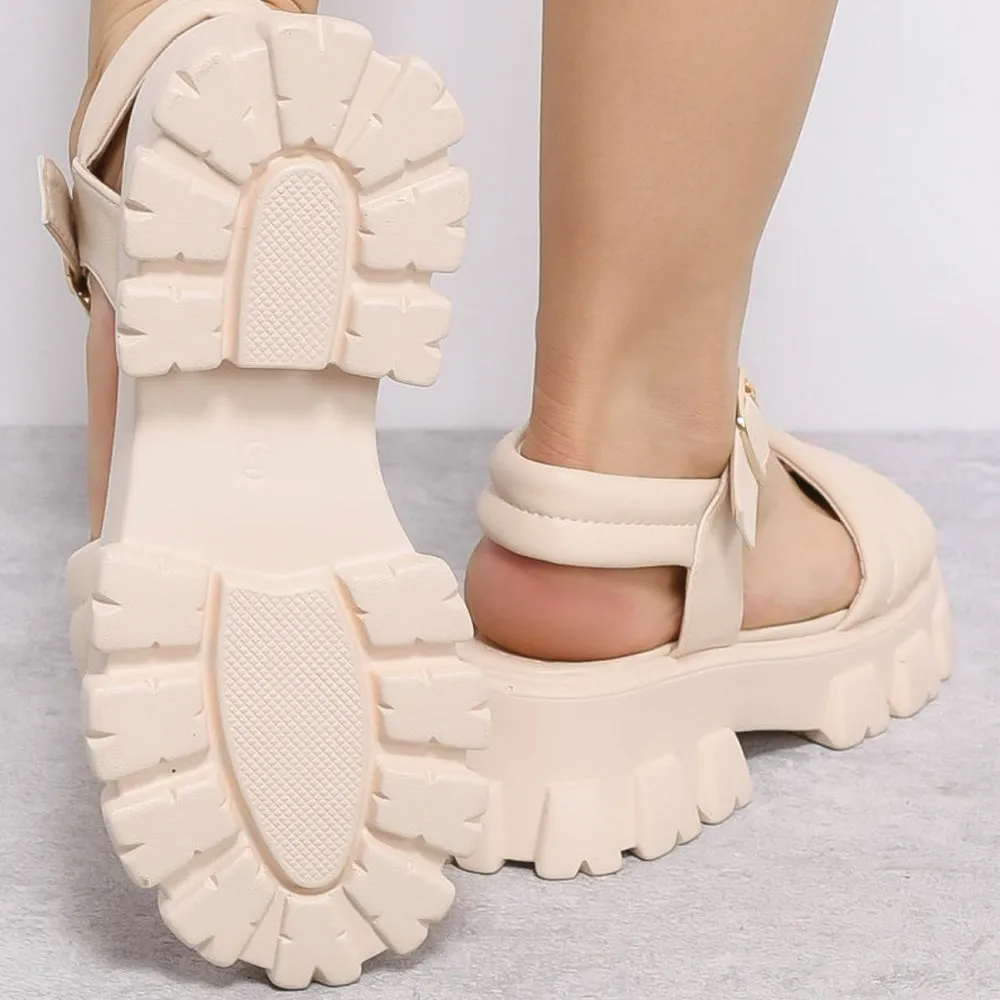 Thick-Sole Ladies Sandals