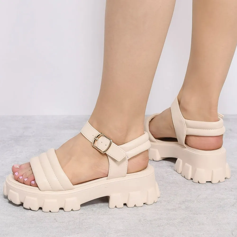 Thick-Sole Ladies Sandals