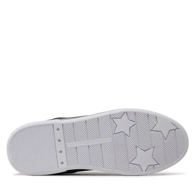 Tommy Hilfiger Court Sneaker Golden TH Women - BLK