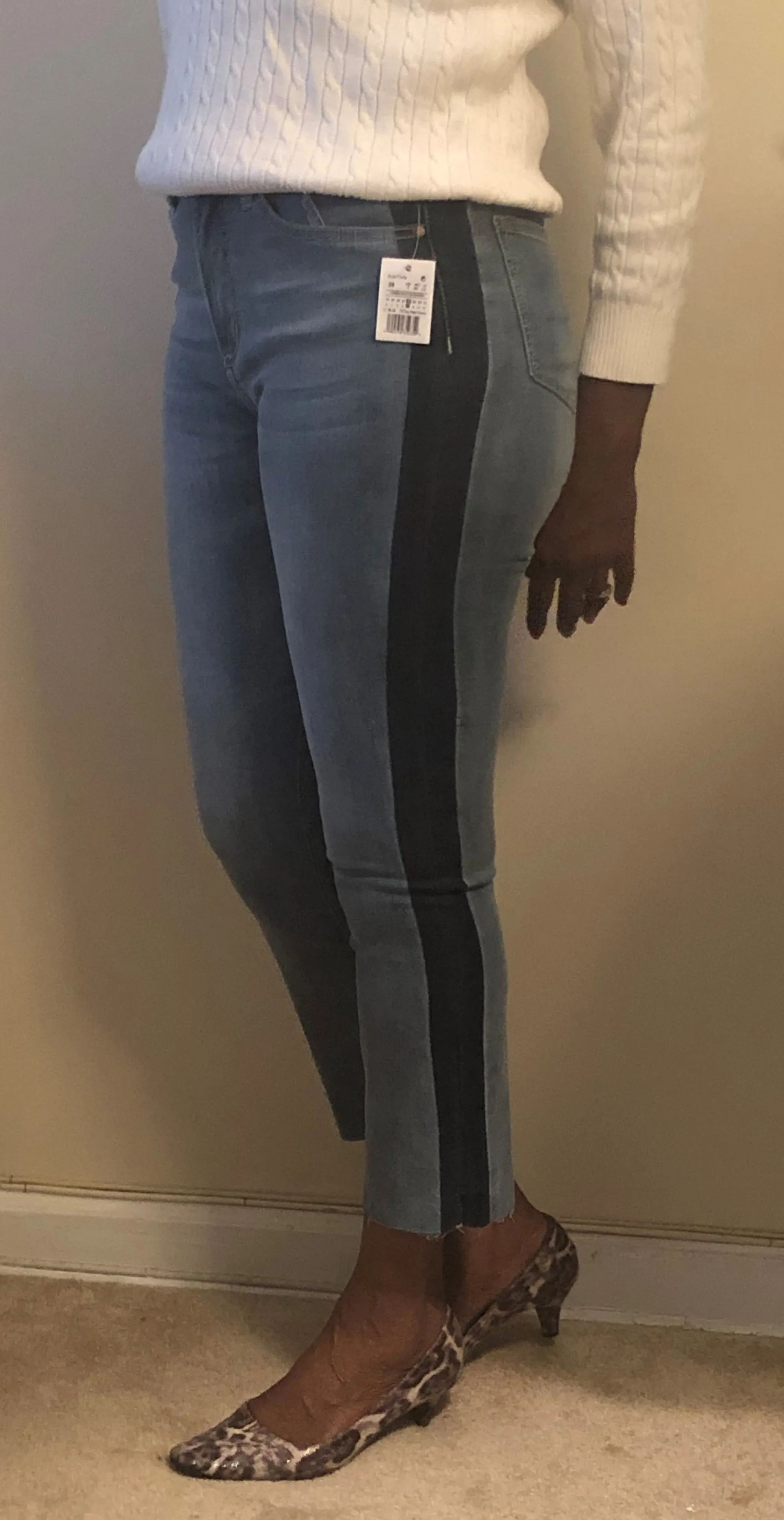 Two-Color Jeans Wear